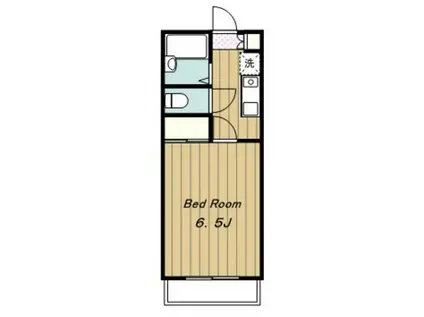 グランドール井上(1K/2階)の間取り写真