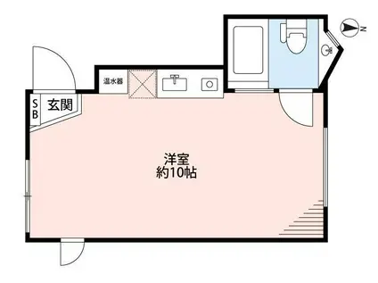 コートきらら(ワンルーム/1階)の間取り写真