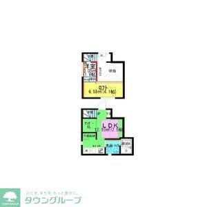 ACCOMMO岩塚(ワンルーム/1階)の間取り写真