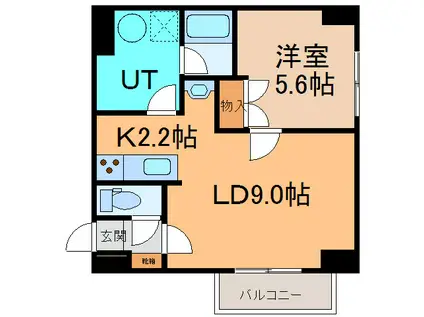 フォーレストインみなみ野(1LDK/3階)の間取り写真