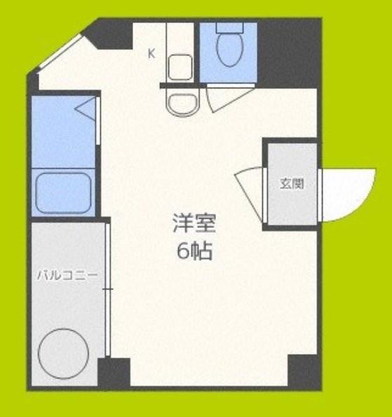 オーナーズマンション舎利寺(ワンルーム/3階)の間取り写真