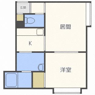 アーバンプラザ(1LDK/2階)の間取り写真