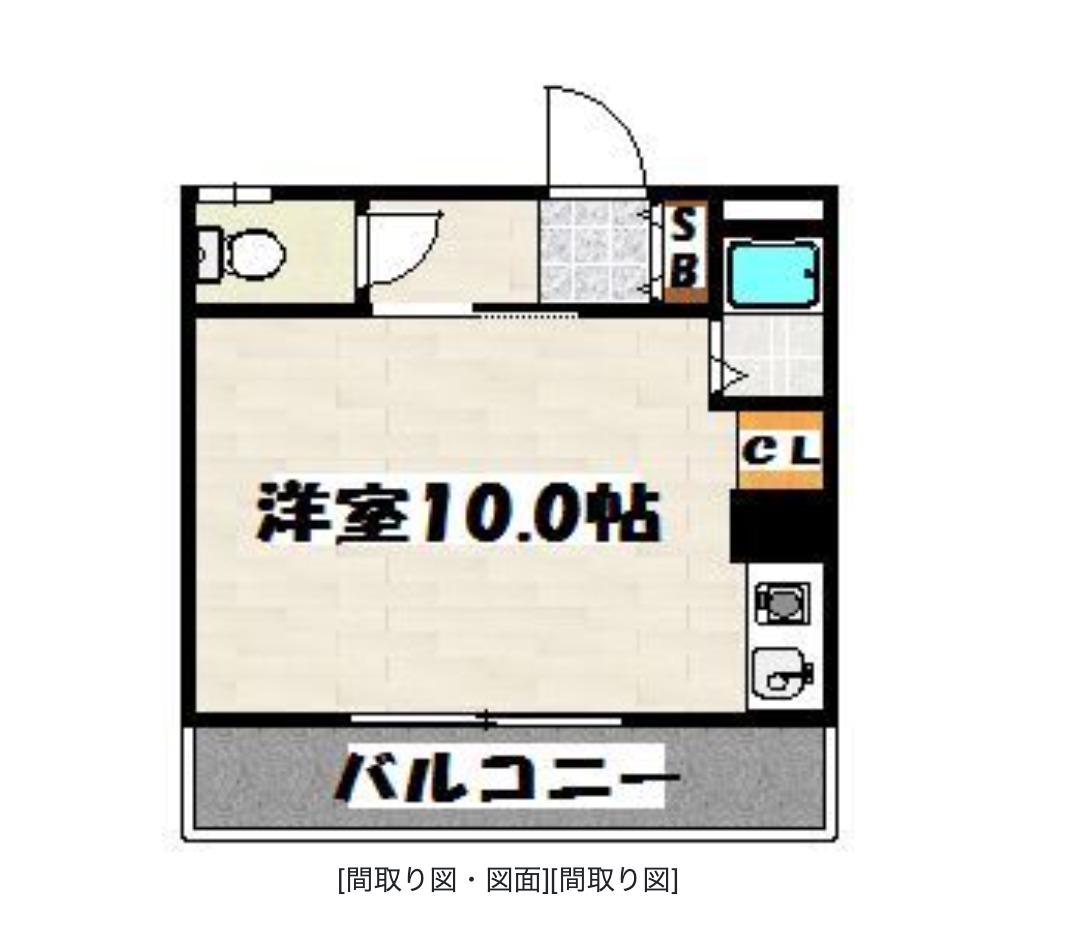 リブジョイみのしま(ワンルーム/2階)の間取り写真