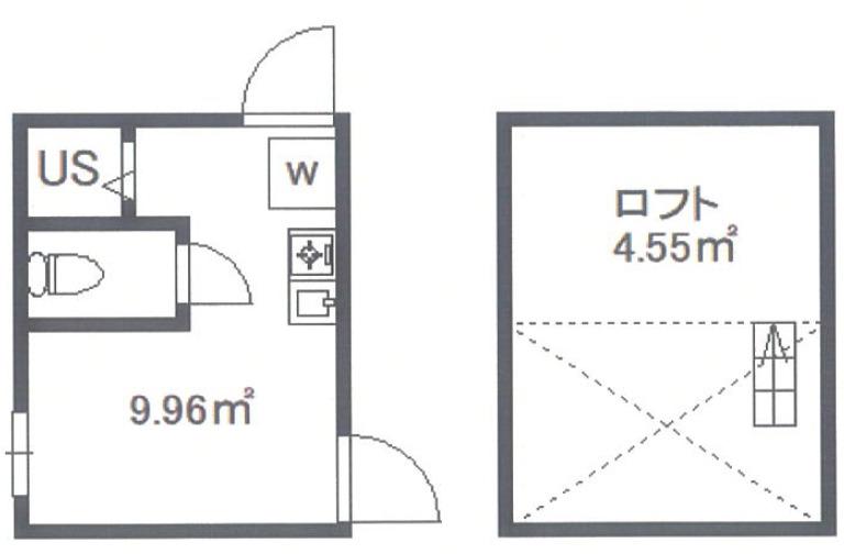 フェリスホープ(ワンルーム/1階)の間取り写真