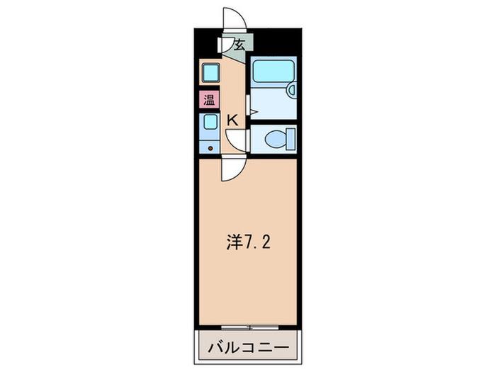 アイビーコート天美(1K/1階)の間取り写真