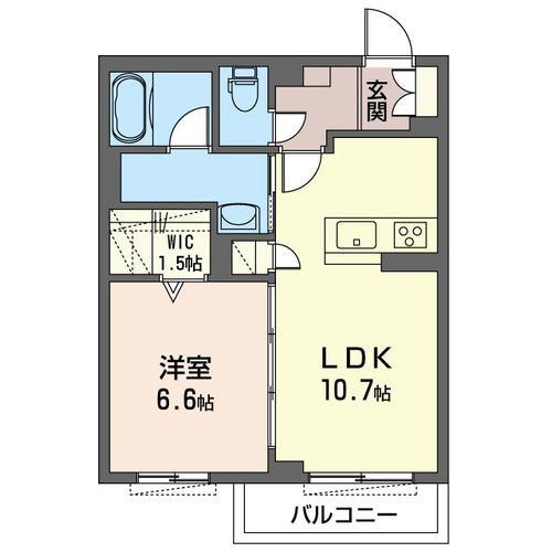シャーサヴォア SHAMAISON(1LDK/3階)の間取り写真
