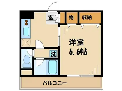 エクセレンス(1K/3階)の間取り写真