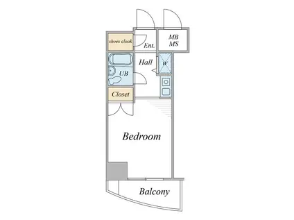 日神パレステージ大森(1K/11階)の間取り写真