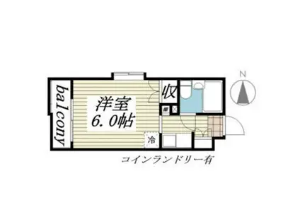 メゾン・ド・タンドレス(ワンルーム/4階)の間取り写真