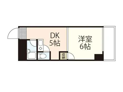 MY LITTLE MAISON(1DK/5階)の間取り写真