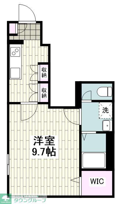 MAISON SUCRE(1K/1階)の間取り写真