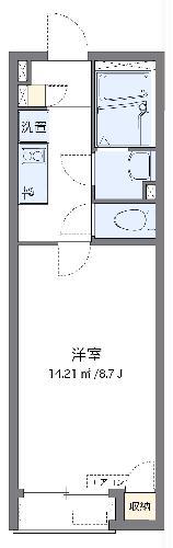 レオネクスト広田(1K/1階)の間取り写真