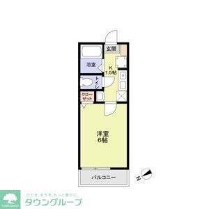 VENUS LAGOON 斎藤分町(1K/1階)の間取り写真