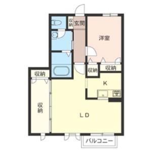 ボー・セジュールII番館(2LDK/2階)の間取り写真