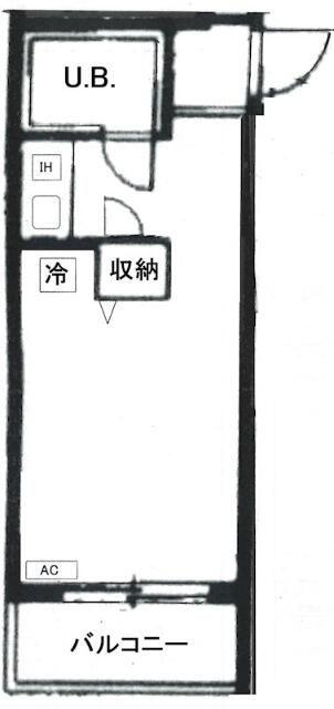 TOP西巣鴨(ワンルーム/3階)の間取り写真