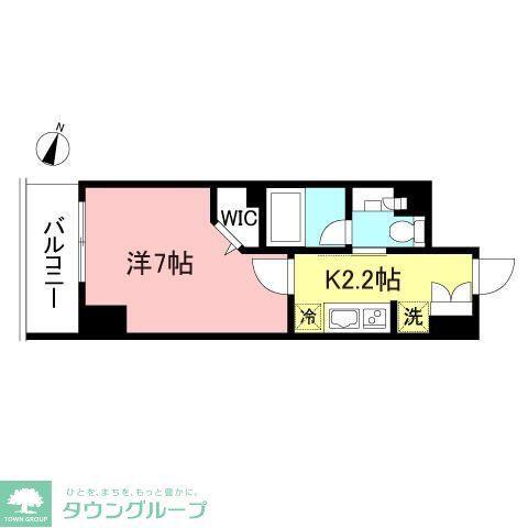 プライムメゾン初台(1K/10階)の間取り写真