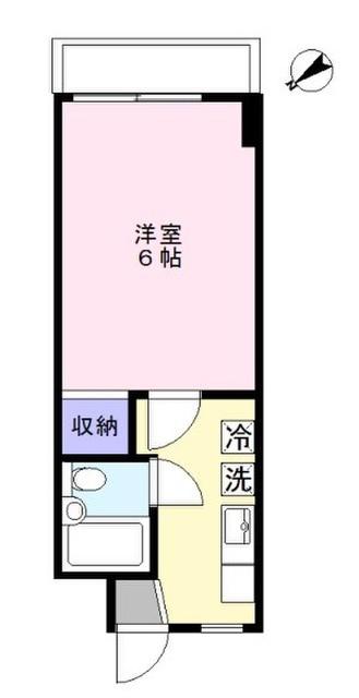 パルコ駅西(1K/3階)の間取り写真
