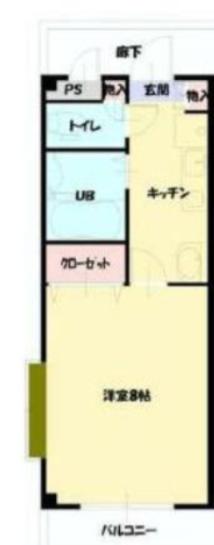 PRIMERA壱番館(1K/1階)の間取り写真