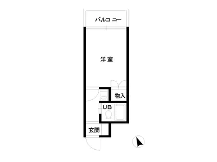 ワイアンドワイ宝町ビル(ワンルーム/3階)の間取り写真