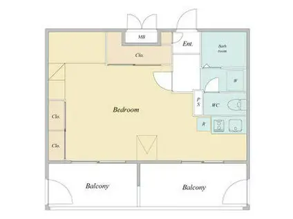 D´SVARIE札幌レジデンス(1K/11階)の間取り写真