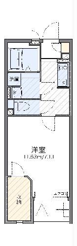レオネクスト光荘(1K/2階)の間取り写真