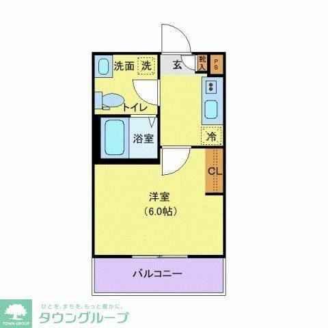 DELIGHT TOWN(1K/3階)の間取り写真