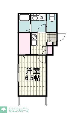 SECURE HOUSE ノース(1K/2階)の間取り写真