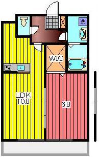 グランルミエール(1LDK/3階)の間取り写真