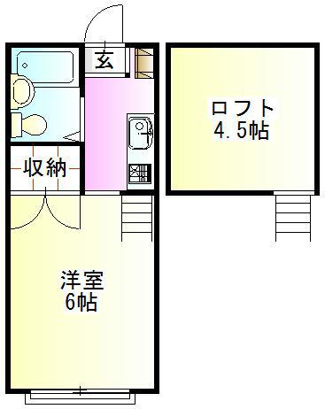 スタイリッシュ976(ワンルーム/1階)の間取り写真