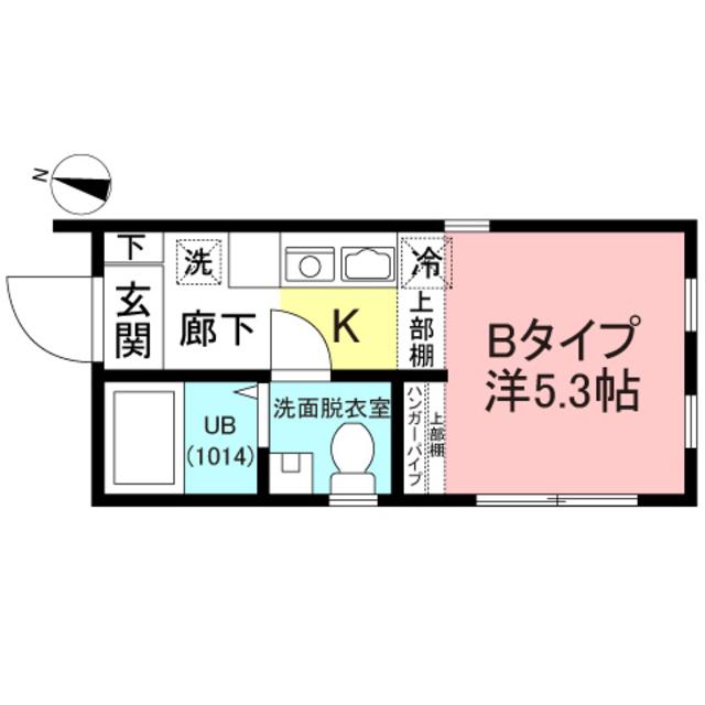 GRACIA KOSUGI(1K/2階)の間取り写真