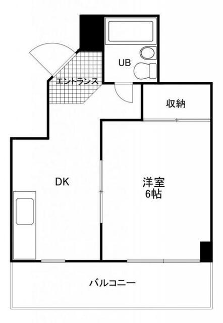 松尾歯科ビル(1DK/3階)の間取り写真