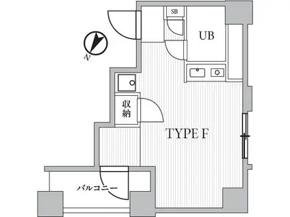 T SGARDEN多摩センター(ワンルーム/3階)の間取り写真