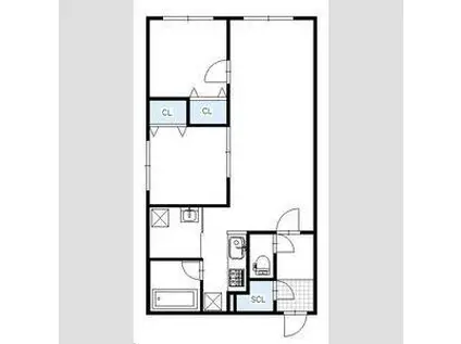 BRIGHTON CORT N20(2LDK/4階)の間取り写真