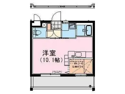 アリエッタ大塚(ワンルーム/2階)の間取り写真