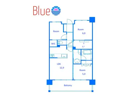 クオス綱島センティア(3LDK/7階)の間取り写真