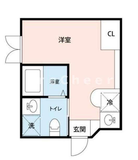 CONTEL KAGURAZAKA(ワンルーム/2階)の間取り写真