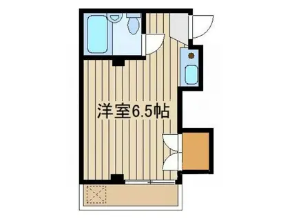 シャトル沼袋(ワンルーム/B1階)の間取り写真