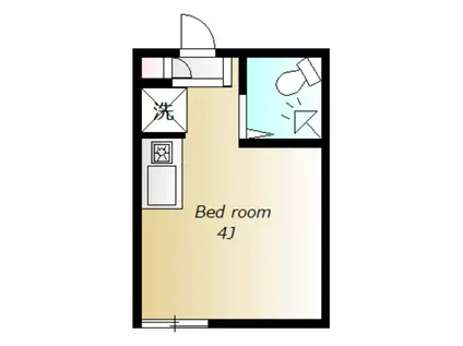 ダイヤモンドレジデンス小岩NSビル(ワンルーム/1階)の間取り写真