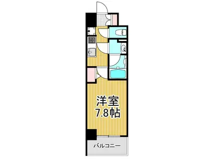 AELL亀有(1K/5階)の間取り写真