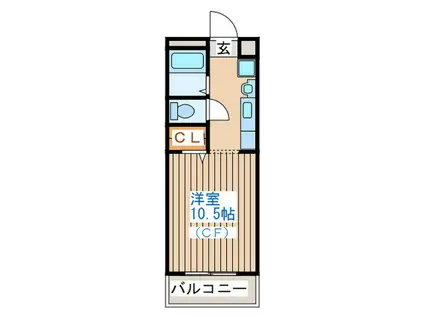 サンライズ志波町(ワンルーム/3階)の間取り写真