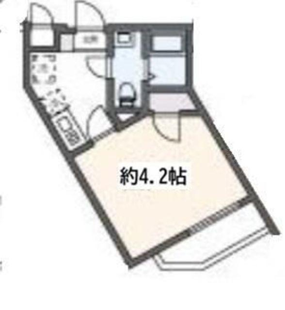 FLATS70(1K/4階)の間取り写真