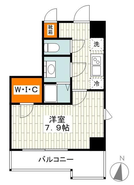 レイリス横浜井土ヶ谷エーゼット(1K/5階)の間取り写真