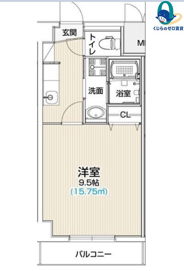 LIVES RESIDENCE 太閤通(1K/7階)の間取り写真