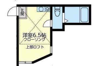 サザンテラス井土ヶ谷(ワンルーム/1階)の間取り写真