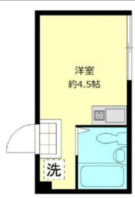 シャンテ東日暮里(ワンルーム/1階)の間取り写真