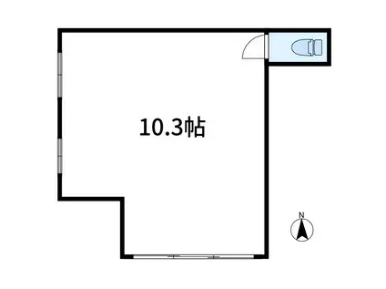 メゾンヨシエ(ワンルーム/1階)の間取り写真