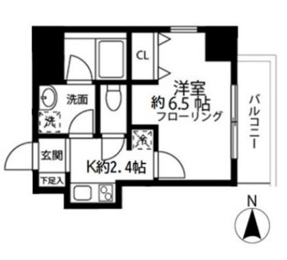 グラン・エスポワール(1K/7階)の間取り写真