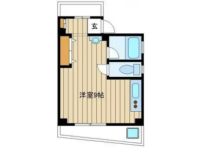 アーバン春日K(ワンルーム/2階)の間取り写真