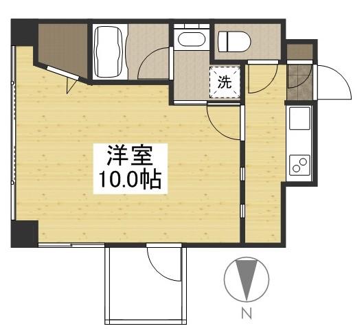 リッツ・ドエル・マンション(1K/3階)の間取り写真