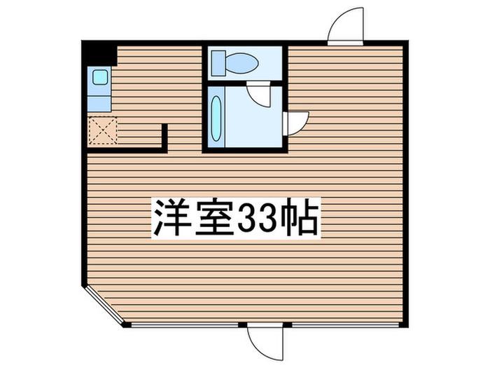 パーク八事(ワンルーム/2階)の間取り写真